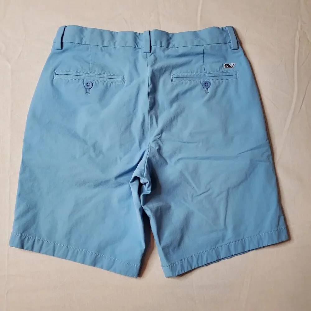 Vineyard Vines Men's Size 28 On The Go Performance Golf Shorts Blue 1H001141